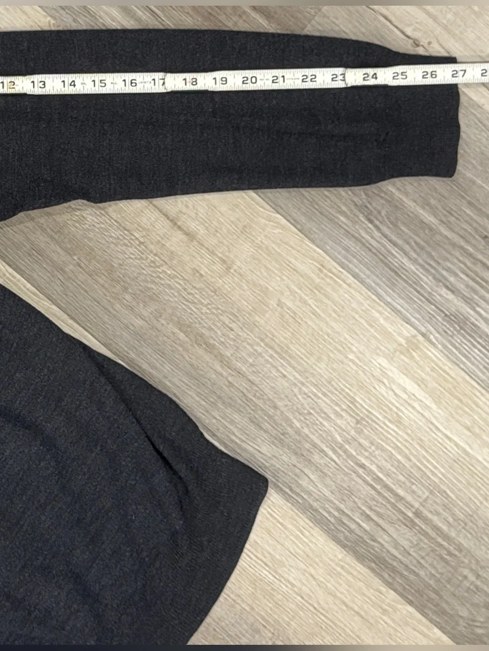 Express Men's V-Neck Merino Wool Sweater in Charcoal Black